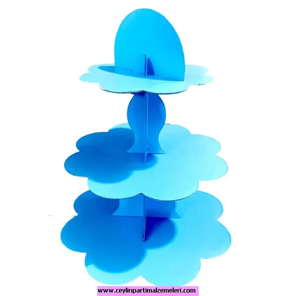 Mavi Cupcake Standı